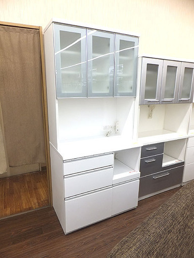 札幌 引き取り キッチンボード/セパレート食器棚 大型 キッチン収納 状態良好
