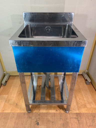 業務用　ステンレス　1層シンク流し台　W450xD450xH800mm