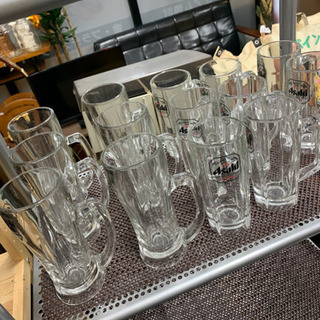 ビールジョッキ　グラス　まとめて　飲食店様　業者様の画像