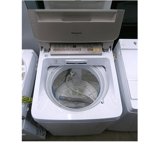 札幌 美品【パナソニック 8kg 洗濯機】2016年製 静音 幅599mm NA-FA80H3 インバーター＆泡洗浄＆自動おそうじ＆カビ取り機能搭載 Panasonic 本郷通店