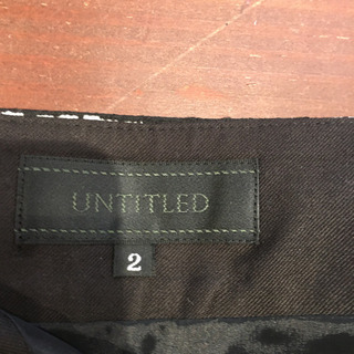 UNTITLED 斜めボーダースカート#Cattleyaの画像