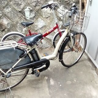 電チャリとミニ自転車　ジャンク　　二台まとめていかがですか