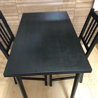 譲渡決まりました。IKEA ダイニングテーブルとイス二脚のセット...