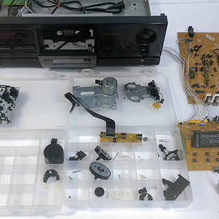 ●完売　完全オーバーホール済み★TEAC オートリバース カセットデッキ「R-565」再生・録音 動作OK★ベルト新品★良音質★ の画像