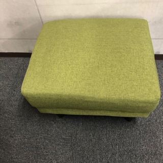美品！おしゃれ！オットマン★グリーン