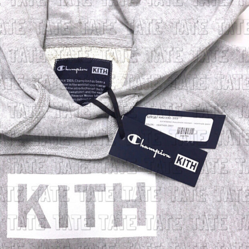 正規品 KITH × Champion キス チャンピオン ボックスロゴパーカー