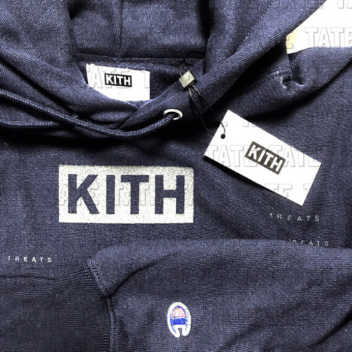 正規品 KITH × Champion キス クラシックボックスロゴパーカー