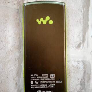 walkman NW-S765 グリーン 美品の画像