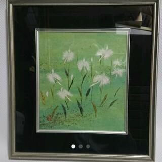 和紙  ちぎり絵  鷺草   さぎそう