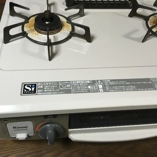 リンナイ　ガスコンロ　KGM563BE グリル未使用　プロパンガス用の画像