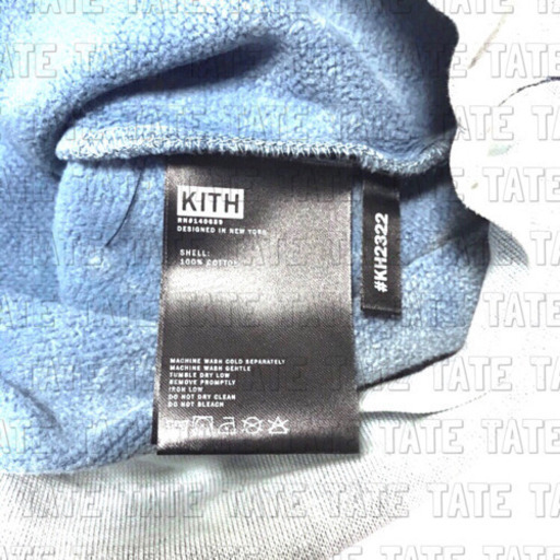 正規品 KITH キス トゥートーン クラシックボックスロゴパーカー インディゴ