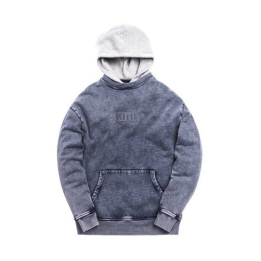 正規品 KITH キス トゥートーン クラシックボックスロゴパーカー インディゴ