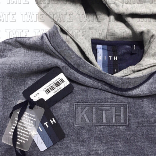 正規品 KITH キス トゥートーン クラシックボックスロゴパーカー インディゴ