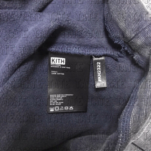 正規品 KITH キス トゥートーン クラシックボックスロゴパーカー インディゴ