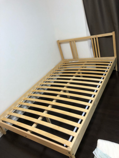 セミダブル ベッド  マットレス付き