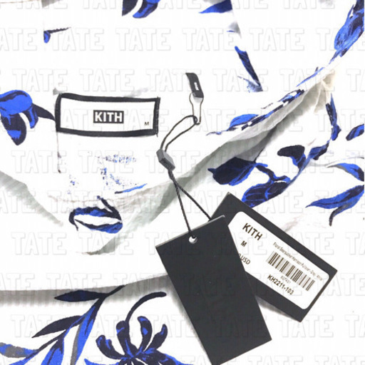 正規品 KITH フローラル  シアサッカー ハリソンプルオーバー パーカー 正規品 KITH フローラル シアサッカー ハリソンプルオーバー パーカー