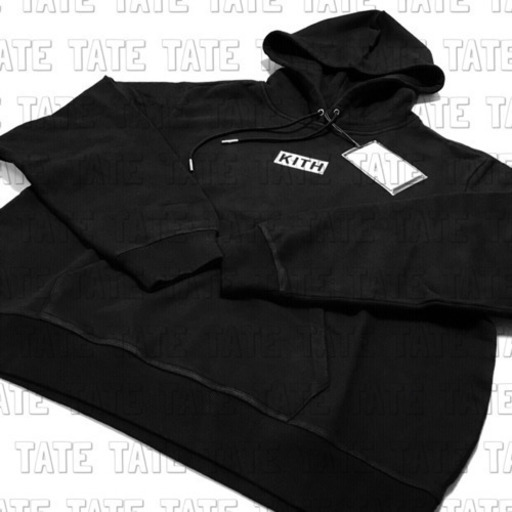 正規品 KITH キス クラシックボックスロゴパーカー ブラック