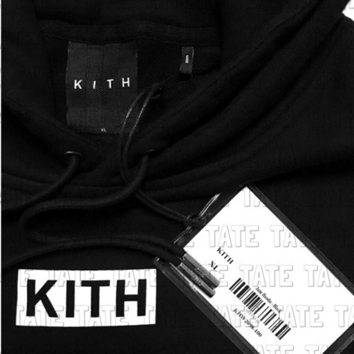 正規品 KITH キス クラシックボックスロゴパーカー ブラック