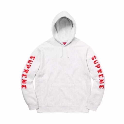 正規品 Supreme シュプリーム グラディエント スリーブパーカー グレー