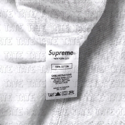正規品 Supreme シュプリーム グラディエント スリーブパーカー グレー