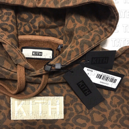 正規品 KITH キス クラシックボックスロゴ パーカー チーター