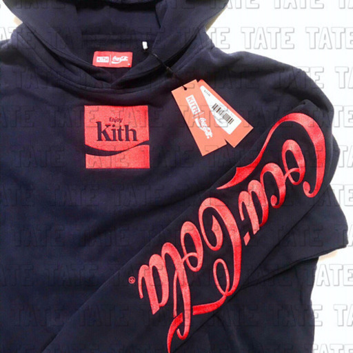 正規品 KITH × COCA-COLA キス エンジョイロゴ パーカー