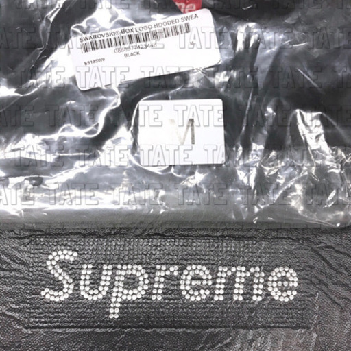 正規品 Supreme × SWAROVSKI 25th記念ボックスロゴパーカー