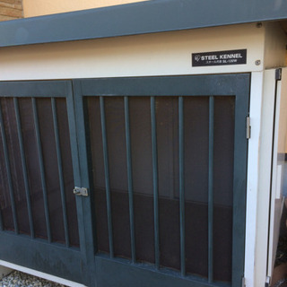 犬小屋  スチール犬舎 120W