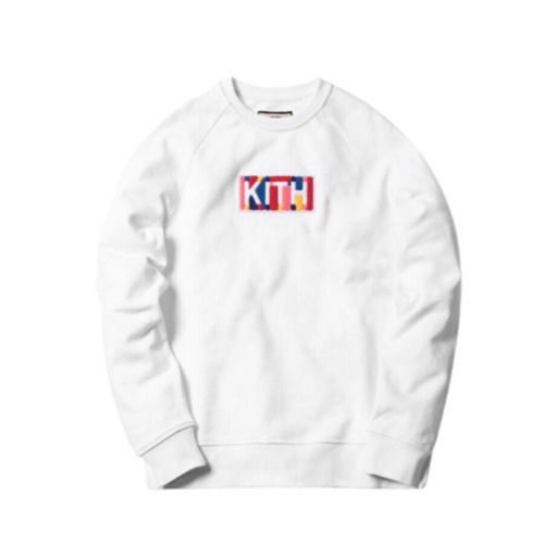 正規品 KITH キス カラーボックスロゴ クルーネック スウェットシャツ