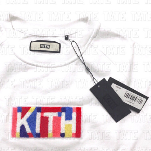 正規品 KITH キス カラーボックスロゴ クルーネック スウェットシャツ