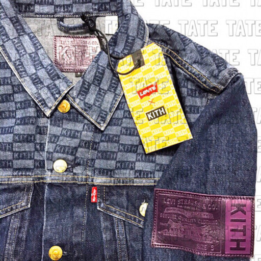 正規品 KITH × Levi’s コラボデニムジャケット ダークブルー
