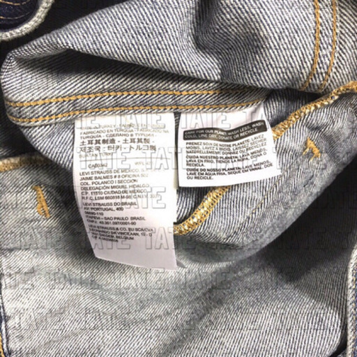 正規品 KITH × Levi’s コラボデニムジャケット ウォッシュドブルー
