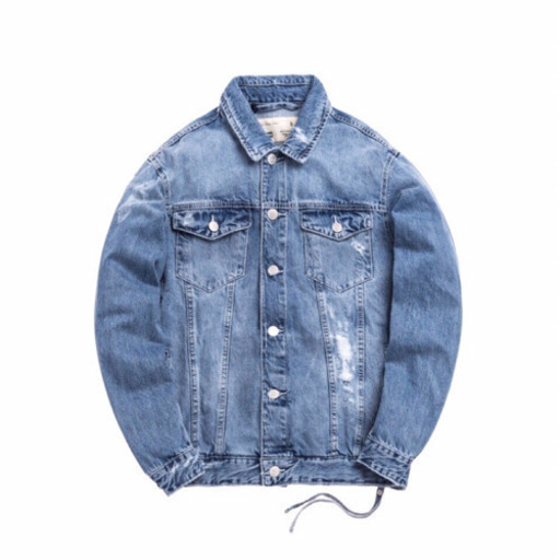 正規品 KITH キス ロゴ ライトデニムジャケット ブルー