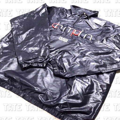 正規品 KITH × Champion キス コラボクオータージップ ネイビー