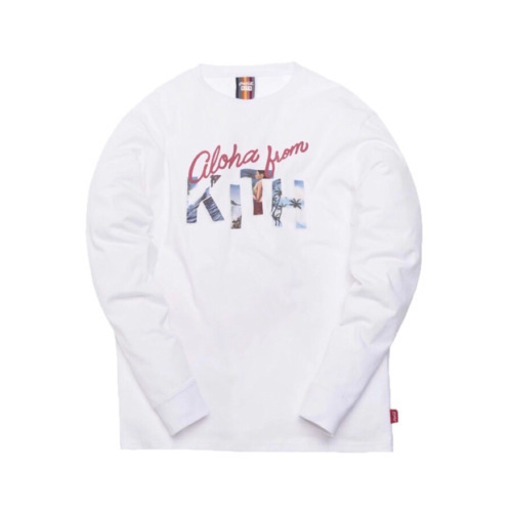 正規品 KITH × COCA-COLA アロハ ロゴロングスリーブTシャツ
