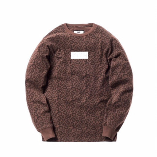 正規品 KITH キス クラシックボックスロゴ ロングスリーブＴシャツ チーター
