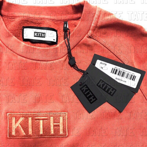 正規品 KITH キス クラシックボックスロゴ クルーネックスウェットシャツ