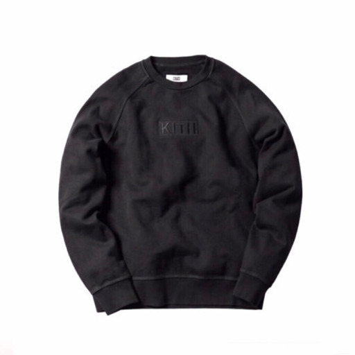 正規品 KITH キス クラシックボックスロゴ クルーネック スウェット