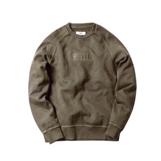 正規品 KITH キス クラシックボックスロゴ クルーネック スウェット