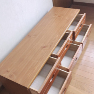 ✨セミダブルマットレス付き✨＆✨ローボード✨の画像