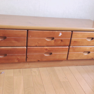 ✨セミダブルマットレス付き✨＆✨ローボード✨の画像