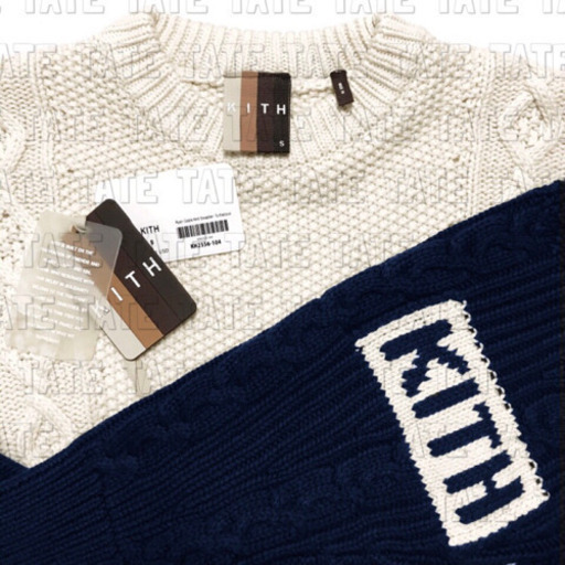 正規品 KITH キス ライアンケーブルニット スウェットシャツ