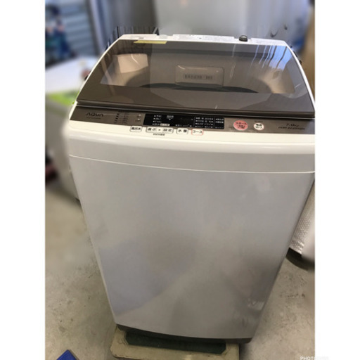 アクア 7.0kg 全自動洗濯機　ホワイトAQUA AQW-GV700E-W