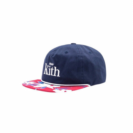 正規品 KITH × Coca-cola キス フローラル キャップ ネイビー