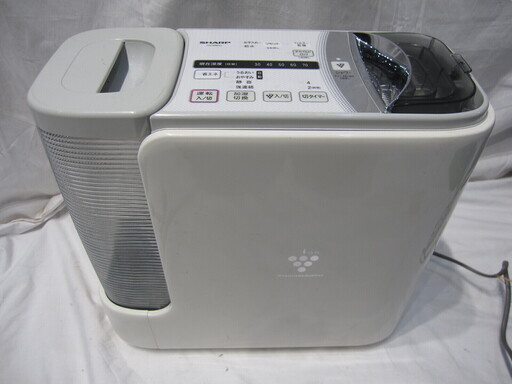 ★914★SHARP　シャープ　加熱気化式加湿機　HV-50E4J-W　2007年製　マイナスイオン　インフルエンザ　乾燥