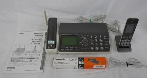 カード決済対応！19Y0376 3 Panasonic パナソニック パーソナルファックス KX-PD552DL　中古