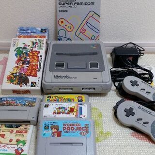 ★スーパーファミコン本体 ＋ ソフト6本セットで！★