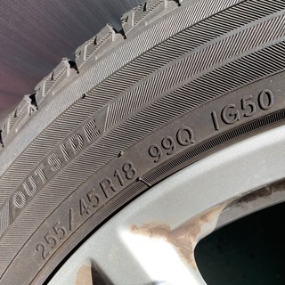 Mベンツ　S500につけていたスタッドレスタイヤ+EUROFORSCHのホイールの画像