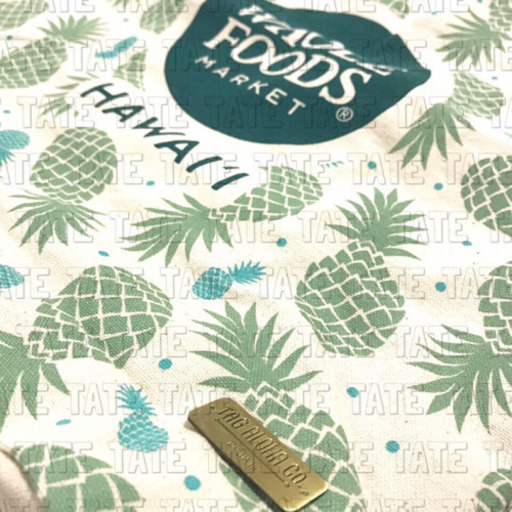 新品 ハワイ限定 Whole Foods Market エコバッグ パイナップル