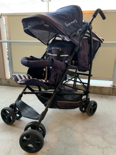 二人乗り ベビーカー 縦並び 双子 年子